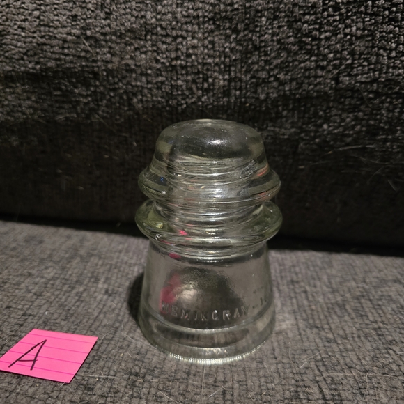 Hemingray | Glass Vintage Insulator Clear 16 (A) - Picture 2 of 5